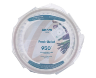 Altom Fresh Relief pojemnik z pok. okrągły 0,95l 18x18x7,5cm taupe - 1580555 - zdjęcie 3
